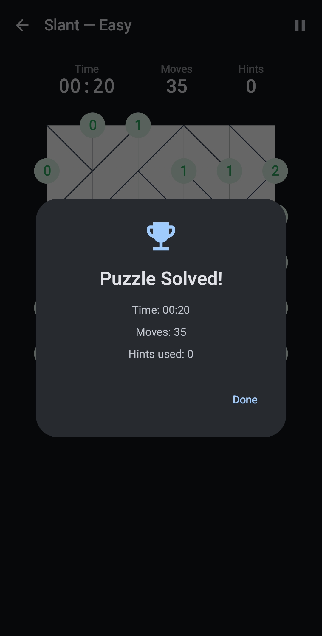 Game finished