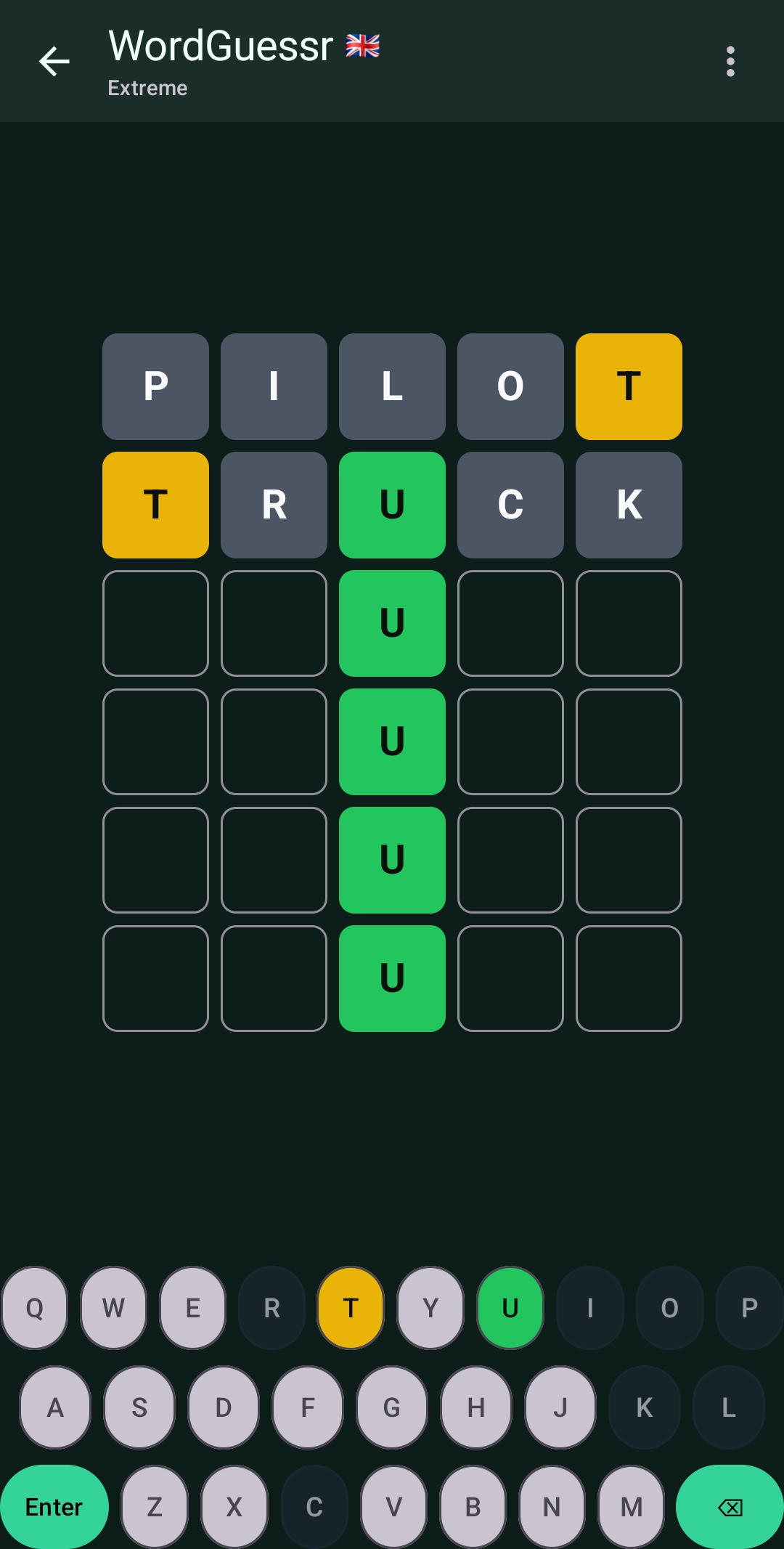 WordGuessr screenshot